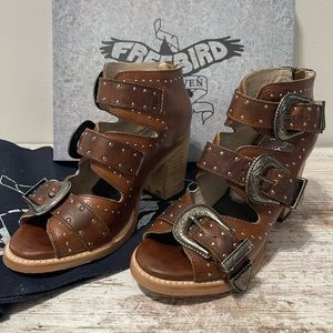 Freebird, Violet, cognac, size 8